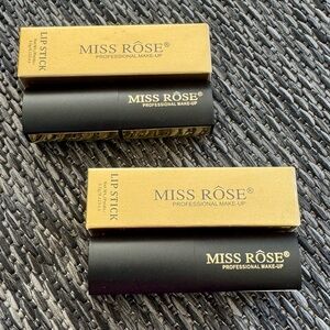 Miss Rose Lipstick •EXPIRED• A01 A08 NWT Set of 2